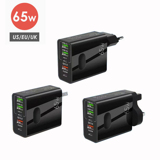 Koop 2 Ontvang 10% Korting-65W Super Snelle Lader - Ontgrendel Volledige Snelheid voor Uw 3-in-1 Kabel