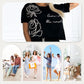 Casual T-shirt met bloemen en bustier voor dames