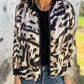 Dames zomerjack met rits en zebraprint