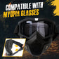 🔥HD Anti-beslaan Afneembare Volledig Gezichtsmasker (Anti-verblinding, UV-bescherming, Stofwerend)