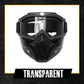 🔥HD Anti-beslaan Afneembare Volledig Gezichtsmasker (Anti-verblinding, UV-bescherming, Stofwerend)
