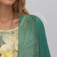🌸Elegante 2-delige set: blouse met halve mouwen + jurk