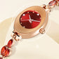 ⌚💖Armbandhorloge met gekleurde zirkoon voor dames