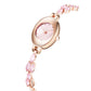 ⌚💖Armbandhorloge met gekleurde zirkoon voor dames