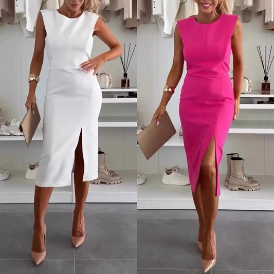 Mouwloze Bodyconjurk met Split voor Dames