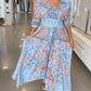 🌸 2026 Lente-Zomer Trend | Elegante bloemen maxi jurk | Vloeiende & vrouwelijke zilhouet 💃【-50%】