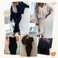 💥2025 Nieuw binnen - 50% UIT💥 Vrouwenset 2-delig Mouwloze Jurk & Losse Pullover met V-Hals