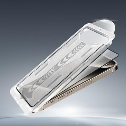 HD en anti-spion gehard glazen schermbeschermer voor iPhone
