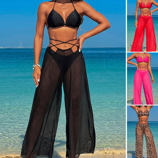 Sexy strandbikini badpak voor dames, 3-delig