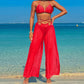 Sexy strandbikini badpak voor dames, 3-delig