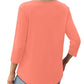 Women's 7-Part Sleeve Pleated Casual Top (Buy 3, Get Free Shipping)