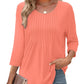 Women's 7-Part Sleeve Pleated Casual Top (Buy 3, Get Free Shipping)