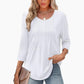 Women's 7-Part Sleeve Pleated Casual Top (Buy 3, Get Free Shipping)