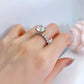 5 Karaat Maanlicht Sterling Zilveren Moissaniet Ring