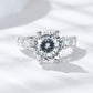 5 Karaat Maanlicht Sterling Zilveren Moissaniet Ring