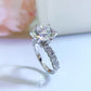 5 Karaat Maanlicht Sterling Zilveren Moissaniet Ring