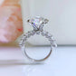 5 Karaat Maanlicht Sterling Zilveren Moissaniet Ring