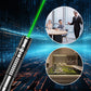 Lasertoorts met kleurenpatroon