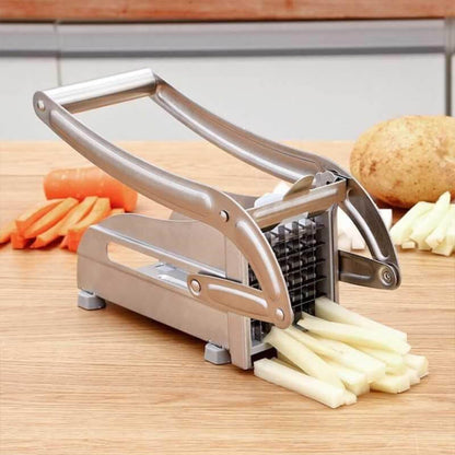 🔥 3-in-1 Groentesnijder – Snijd Friet, Groenten & Fruit In Eén Beweging | 3 Verwisselbare Messen 🥔🥒