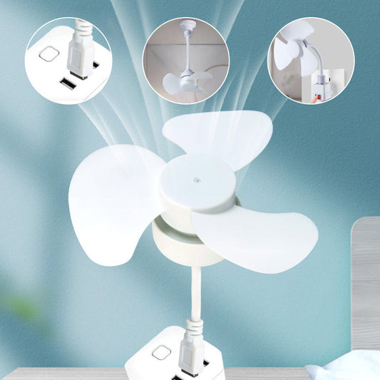 🌟Draagbare, stille ventilator met schakelaar op één knop🌟