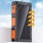 Draagbare Powerbank op Zonne-energie met Ingebouwde Oplaadkabels
