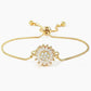 Fijne en Modieuze Zonnebloem Armband