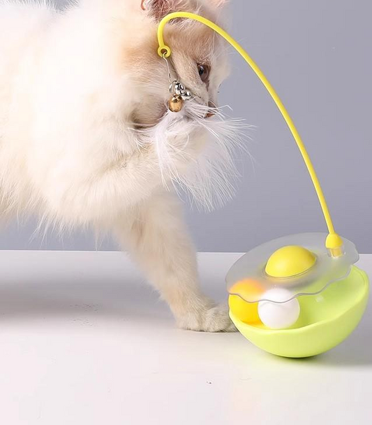 Kattenteaser met Draaibare Tuimelaar-ontwerp