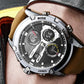 Multifunctioneel Waterdicht Lichtgevend Horloge voor Heren