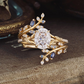 💕 Creatieve Elegante Blad Ring voor Vrouwen 💕