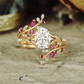 💕 Creatieve Elegante Blad Ring voor Vrouwen 💕