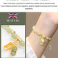 Natuurlijke jade armband met pinda hanger