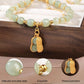 Natuurlijke jade armband met pinda hanger