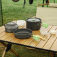 Aluminium Camping Kookset voor Buiten