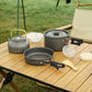 Aluminium Camping Kookset voor Buiten