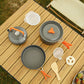Aluminium Camping Kookset voor Buiten