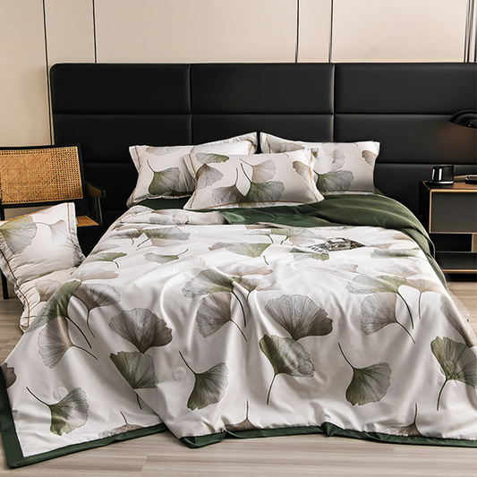 🛏Bestsellers 2025🔥4-delige verkoelende en ademende lakenset met bloemenmotief (🚀55% korting)