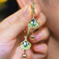 Elegante oorbellen met Ginkgo-blad voor dames