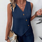 Casual V-hals Tanktop & Shorts 2-delige Set
