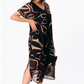 🌟 50% DE RÉDUCTION! 👗 Robe Midi Fluide Décolleté V Profond – Double couche, anti-plis & nœud réglable – Noire, S–5XL – Parfaite pour brunch, vacances & soirées ✨