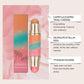 Draagbare Lichtgewicht Matte Contour- en Blushstick met Dubbele Kop