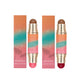 Draagbare Lichtgewicht Matte Contour- en Blushstick met Dubbele Kop