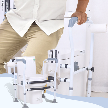 🚽50% KORTING – Toiletveiligheidsbeugel voor Senioren | Extra Steun bij het Zitten & Opstaan | Praktische Badkamerhulp
