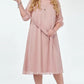 Elegante Roze Jurk met Stipjes
