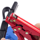 Knip- en bevestigingstang met verstelbare spanning voor nylon kabelbinders