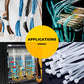 Knip- en bevestigingstang met verstelbare spanning voor nylon kabelbinders