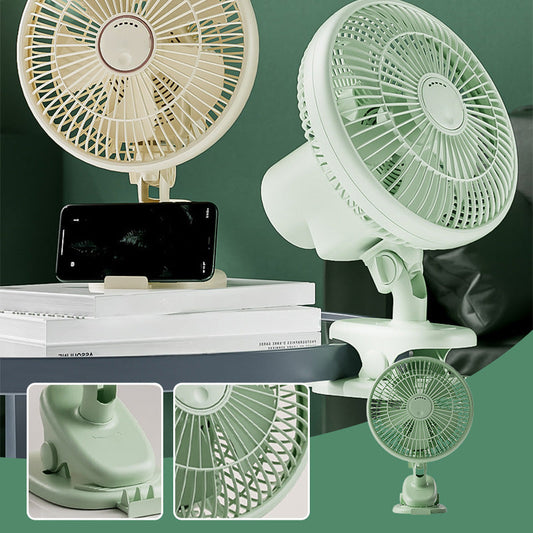 2-snelheden clip-on roterende ventilator met aromadoos