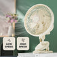 2-snelheden clip-on roterende ventilator met aromadoos