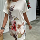 Dames Casual Veelzijdige Jurk met Print
