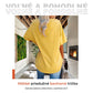 Casual los V-hals T-shirt voor dames