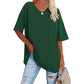 Casual los V-hals T-shirt voor dames